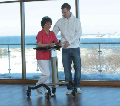 Platform Support Walker Targets Gait Training for Multiple Patients ...