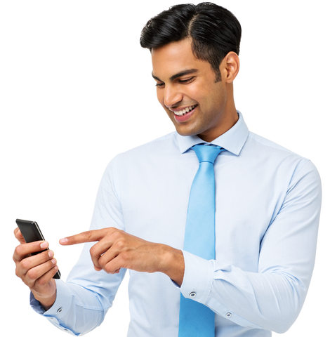 http://www.dreamstime.com/stock-photo-businessman-reading-message-smart-phone-smiling-isolated-over-white-background-horizontal-shot-image39367900