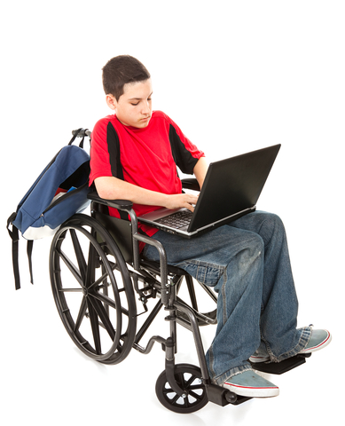 http://www.dreamstime.com/royalty-free-stock-photography-student-wheelchair-laptop-image24387327